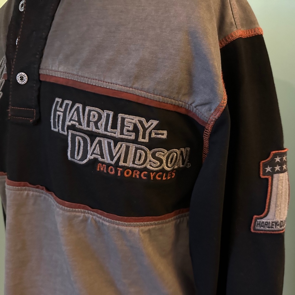 Harley Davidson SYN3 Engine transmission Long Sleeve Jersey